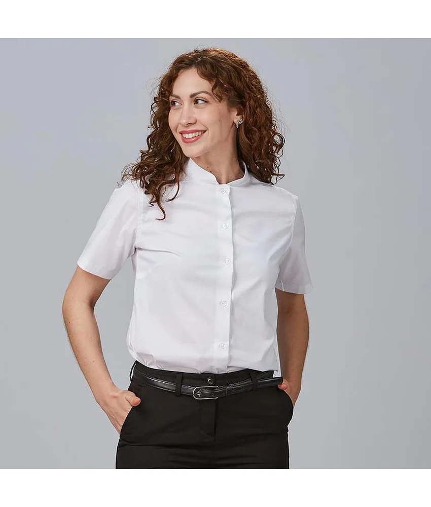 Camicia donna m/c c/mao elastan Garys