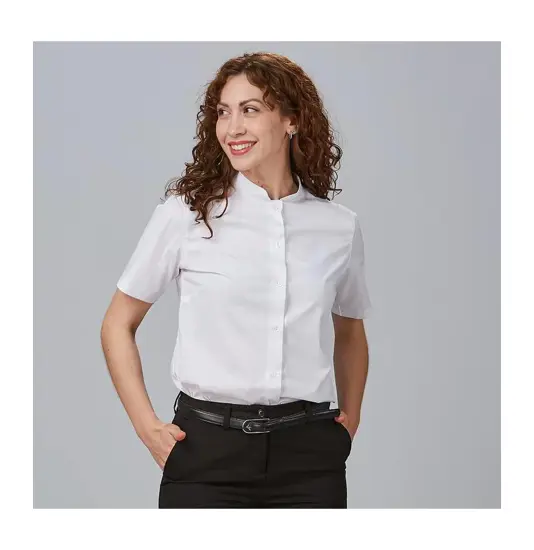 Camicia donna m/c c/mao elastan Garys