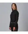 Camicia donna m/l c/mao elastan Garys