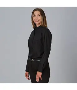 Camicia donna m/l c/mao elastan Garys