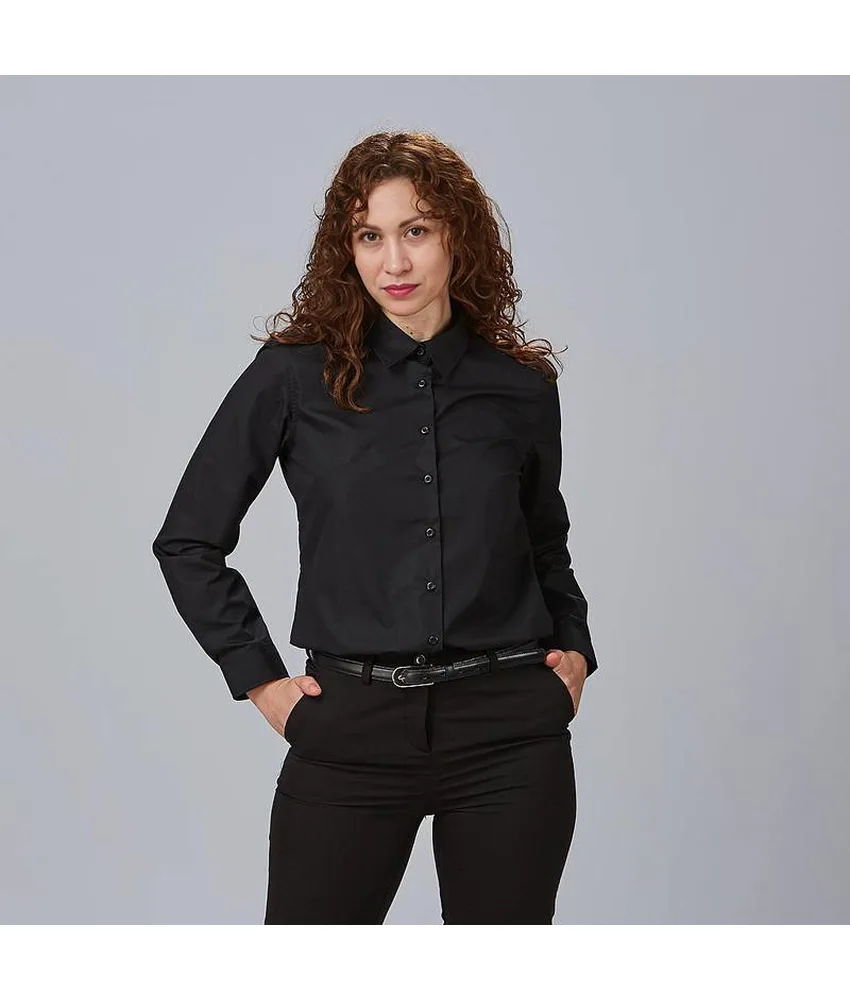 Camicia donna m/l elastan Garys