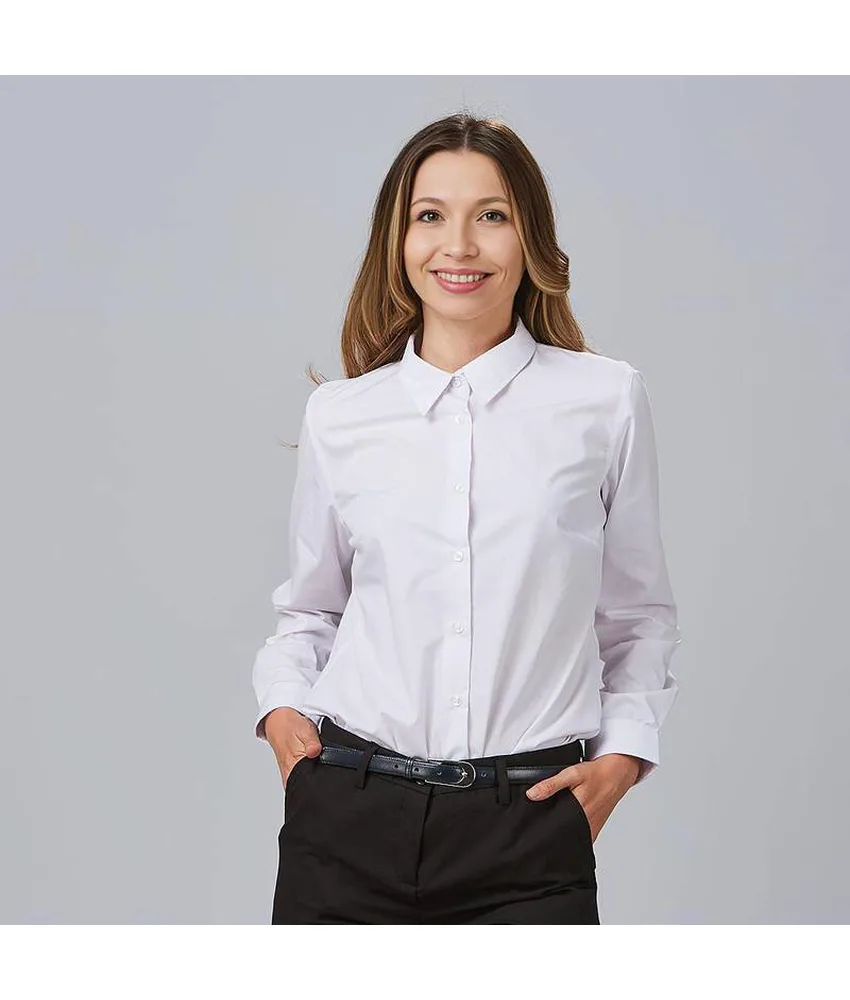 Camicia donna m/l elastan Garys
