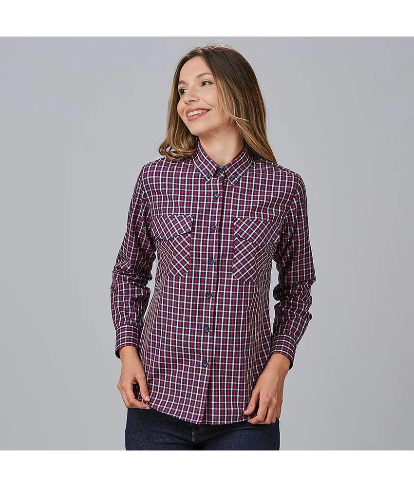Camicia donna quadri caterina Garys