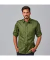 Camicia unisex slim fit manica roll up michele Garys