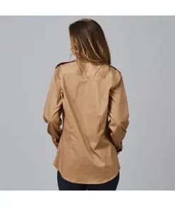 Camicia unisex slim fit manica roll up michele Garys