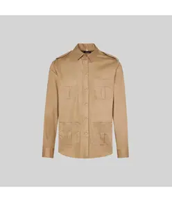 Camicia unisex slim fit manica roll up michele Garys