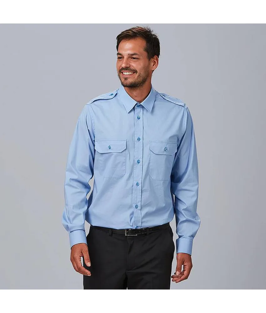 Camicia unisex spalline m/l elastan Garys
