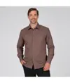 Camicia uomo 1 tasca m/lunga nera Garys