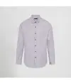 Camicia uomo a righe bicolore slim fit alessandro Garys