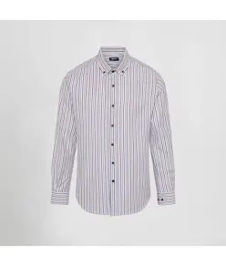 Camicia uomo a righe bicolore slim fit alessandro Garys
