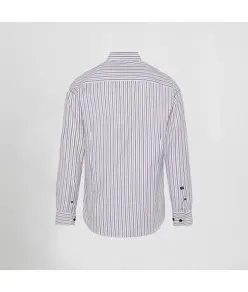 Camicia uomo a righe bicolore slim fit alessandro Garys
