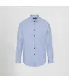 Camicia uomo a righe bicolore slim fit alessandro Garys
