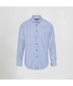 Camicia uomo a righe bicolore slim fit alessandro Garys