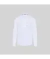 Camicia uomo chambray collo alla coreana nias Garys