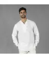 Camicia uomo chambray collo alla coreana nias Garys