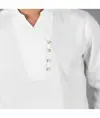 Camicia uomo chambray collo alla coreana nias Garys
