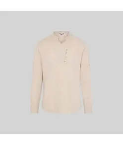 Camicia uomo chambray collo alla coreana nias Garys