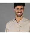 Camicia uomo chambray collo alla coreana nias Garys