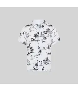 Camicia uomo colleto a revers hawaii Garys