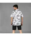Camicia uomo colleto a revers hawaii Garys
