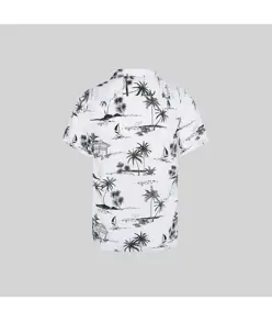 Camicia uomo colleto a revers hawaii Garys