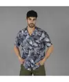 Camicia uomo colleto a revers hawaii Garys