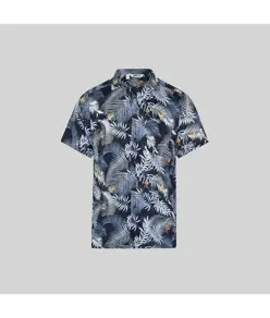 Camicia uomo colleto a revers hawaii Garys