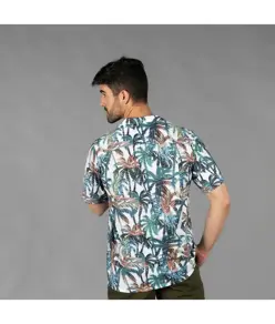 Camicia uomo colleto a revers hawaii Garys