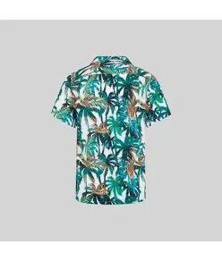 Camicia uomo colleto a revers hawaii Garys