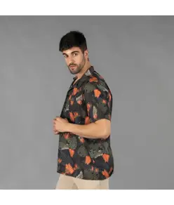 Camicia uomo colleto a revers hawaii Garys