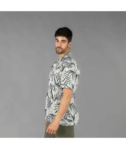 Camicia uomo colleto a revers hawaii Garys