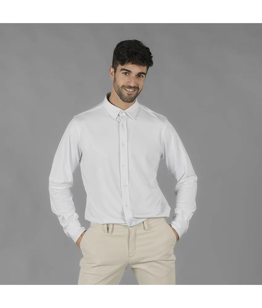 Camicia uomo interlock collo rotondo luzon Garys