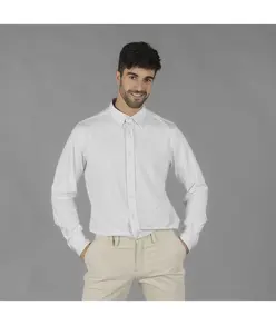 Camicia uomo interlock collo rotondo luzon Garys
