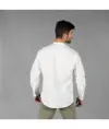 Camicia uomo lino/cotone collo coreana tiwi Garys