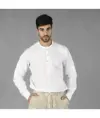 Camicia uomo lino/cotone collo coreana tiwi Garys