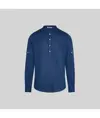 Camicia uomo lino/cotone collo coreana tiwi Garys