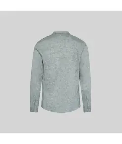 Camicia uomo lino/cotone collo coreana tiwi Garys