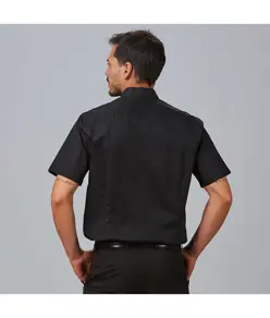 Camicia uomo m/c c/mao slim fit elastan Garys