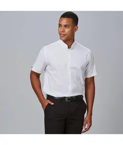 Camicia uomo m/c c/mao slim fit elastan Garys