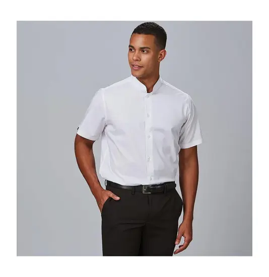 Camicia uomo m/c c/mao slim fit elastan Garys