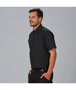 Camicia uomo m/c slim fit elastan Garys