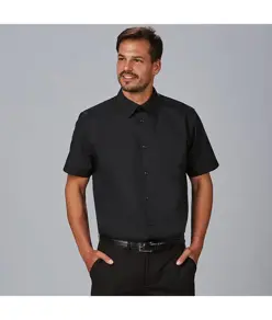 Camicia uomo m/c slim fit elastan Garys