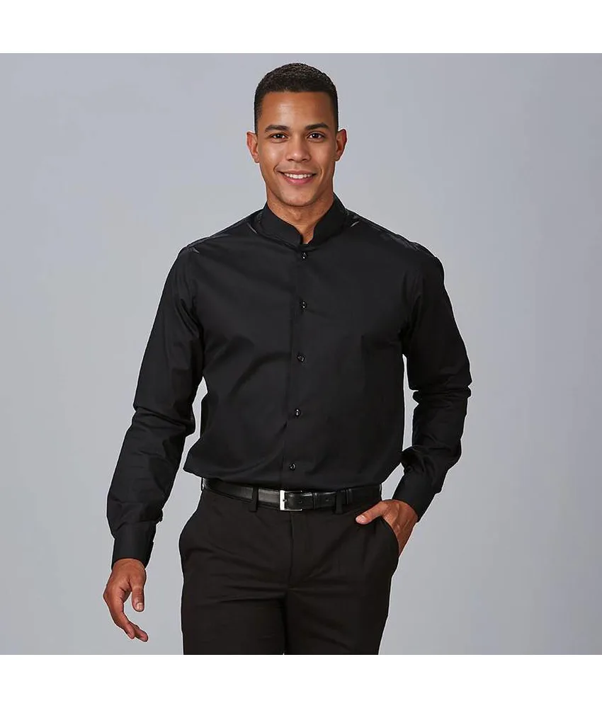 Camicia uomo m/l c/mao slim fit elastan Garys