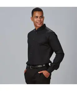 Camicia uomo m/l c/mao slim fit elastan Garys