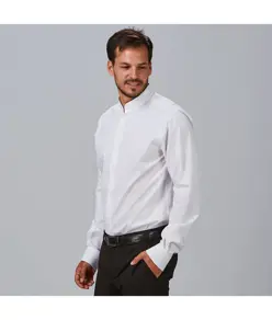 Camicia uomo m/l c/mao slim fit elastan Garys