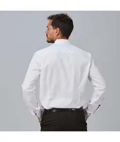 Camicia uomo m/l c/mao slim fit elastan Garys