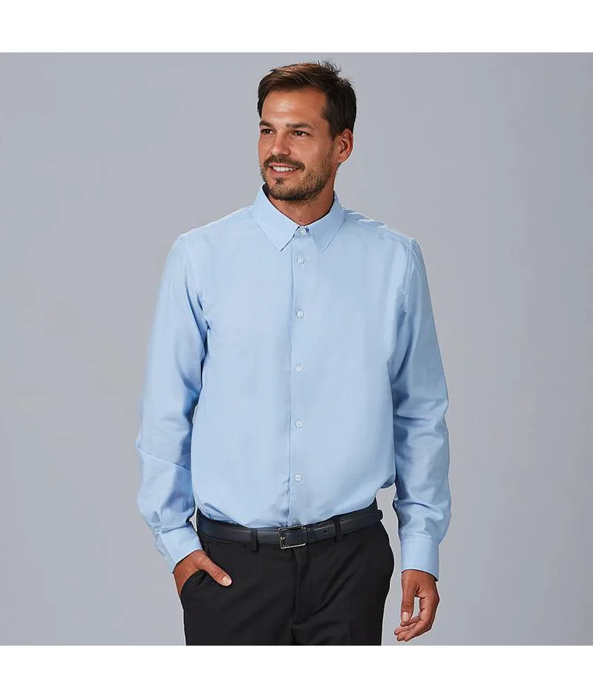 Camicia uomo m/l slim fit elastan Garys