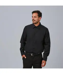 Camicia uomo m/l slim fit elastan Garys