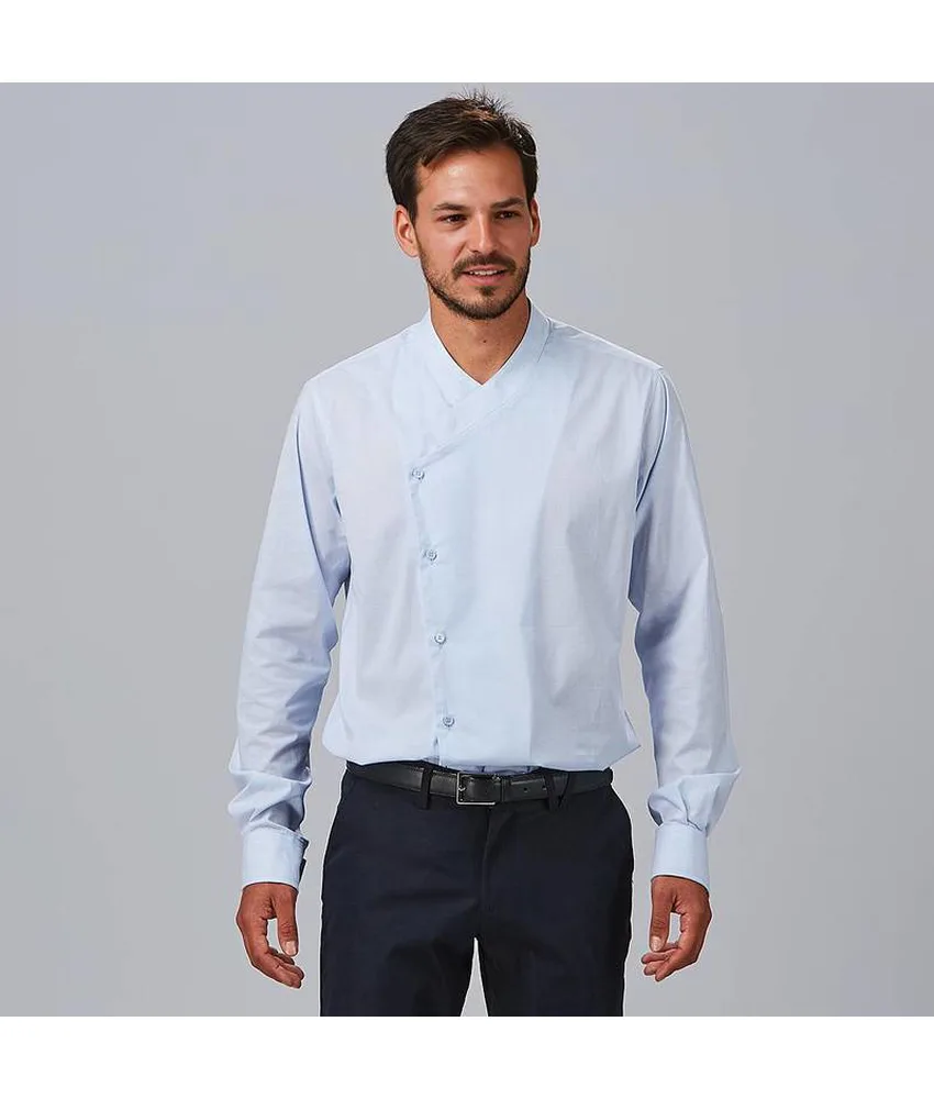 Camicia uomo slim fit fil a fil c/coreana marcello Garys