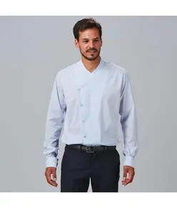 Camicia uomo slim fit fil a fil c/coreana marcello Garys